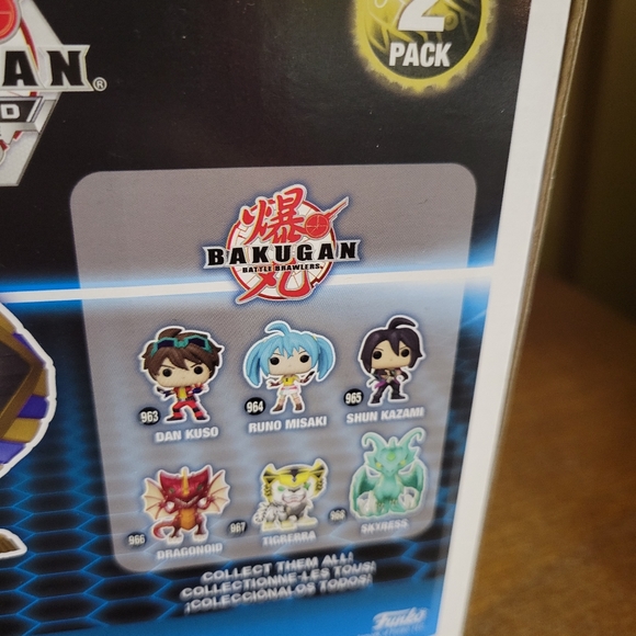 Funko Bakugan 2 Pack Ajit & Pharol Armored Alliance Animation POP! NEW Exclusive - Picture 11 of 11